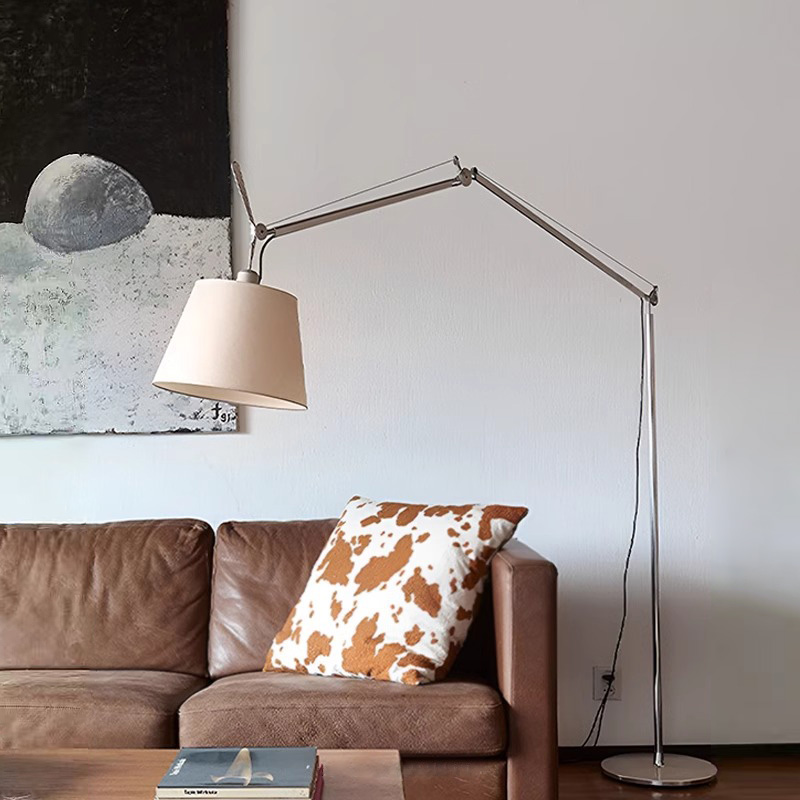 意大利工业风Tolomeo中古摇臂客厅沙发落地灯卧室书房氛围钓鱼灯