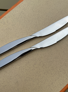 【大锯齿加厚加重】意大利 la tavola不锈钢牛排刀西餐刀酒店餐厅