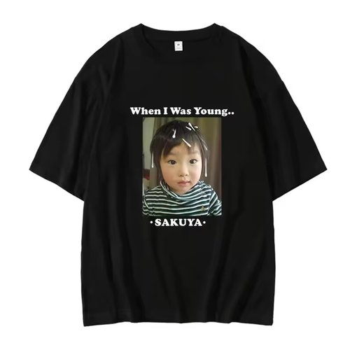 NCTWISH演唱会When I Was Young同款宽松t恤男女纯棉短袖圆领上衣
