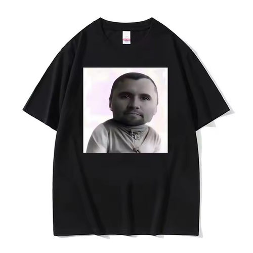 Charlie Kirk Baby Face有趣的娃娃脸印花短袖T恤男女夏季经典TEE