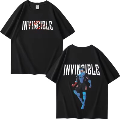 美剧周边无敌少侠成人短袖动漫INVINCIBLE马克格雷森T恤纯棉上衣