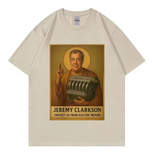 Jeremy Clarkson Protect Us From Electric Motors 梗图T恤男女