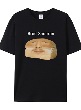 搞笑Ed Sheeran Meme印花T恤男女幽默创意短袖休闲春夏街头服饰