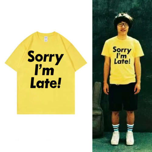 一百种生活Sorry I’m Late!卢广仲演唱会我迟到了短袖T恤上衣服