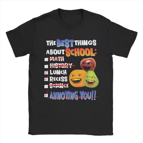 The Best Things about School Math History Lunch Recess T恤男