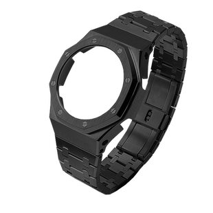 适配卡西欧GM2100B Gm2100农家橡树改装配件表带黑武士表壳钢带男