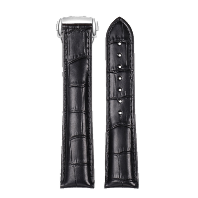 亨诺欧米茄表带真皮男海马300