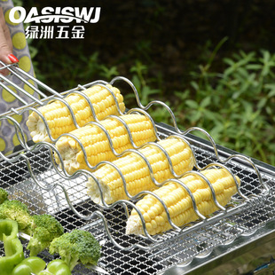 烧烤网夹户外家用烧烤工具玉米夹卡纸 OASISWJ厂家批发香肠夹