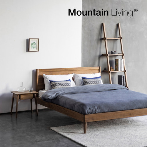 MountainLiving进口柚木双人床