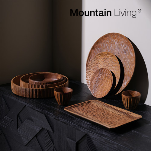 MountainLiving柚木实木盘子