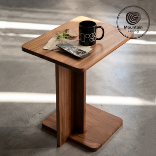 MountainLiving进口柚木家具纯实木客厅沙发旁小茶几边几边桌咖啡