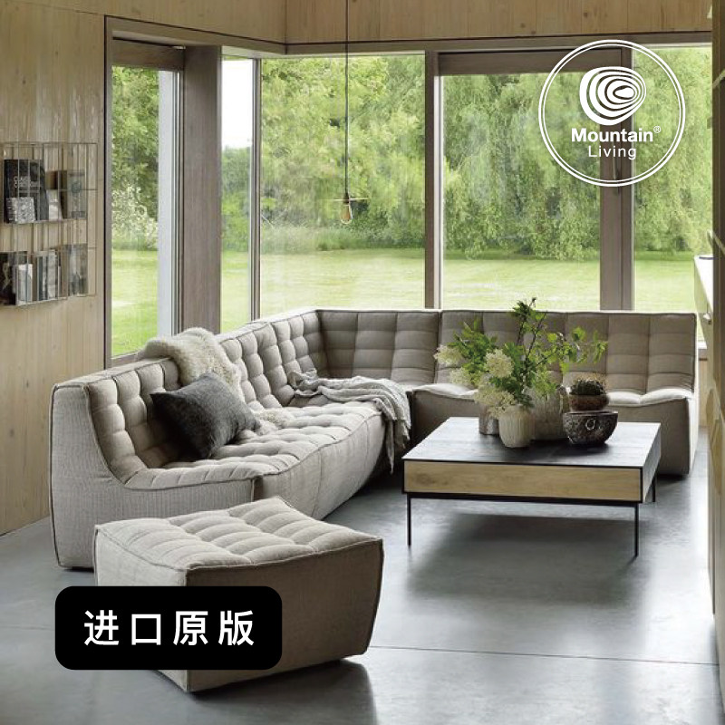 N701原版进口Ethnicraft进口布艺沙发客厅家具高端品牌
