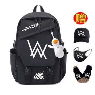艾伦沃克Alan Walker嘉豪同款书包男女初中学生背包艾维奇双肩包