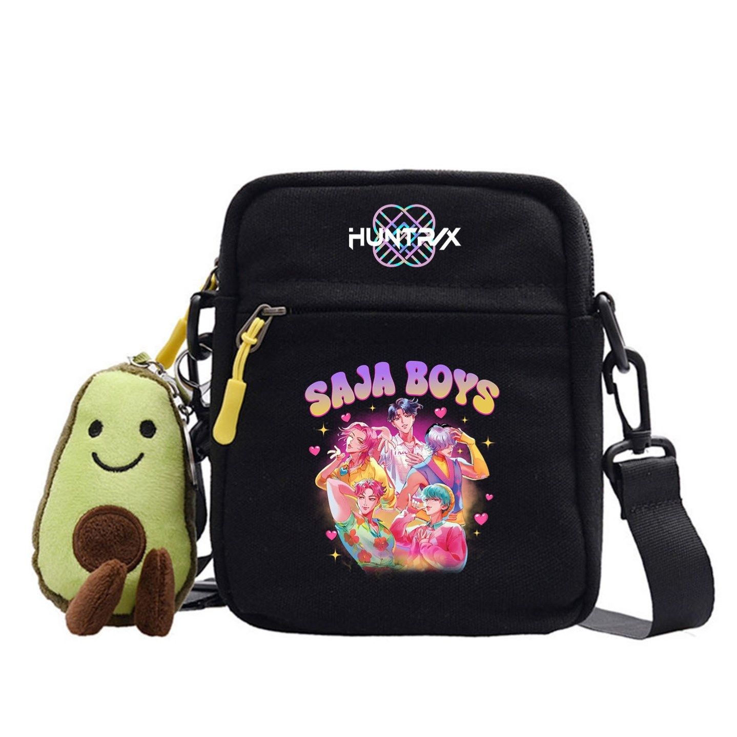 kpop demon hunters猎魔女团小方包男女卡通印花学生简约包包潮流,玩具/童车/益智/积木/模型,斜挎包/拎包/腰包,淘宝优惠券,粉丝福利购,淘宝优惠卷