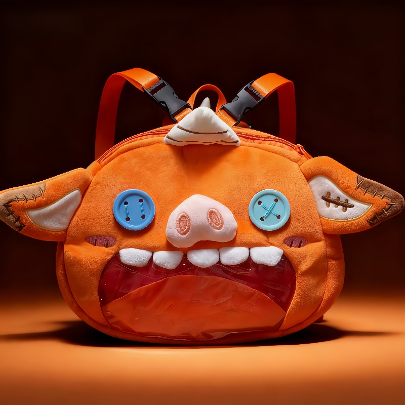 二次元毛绒卡通可爱双肩背包