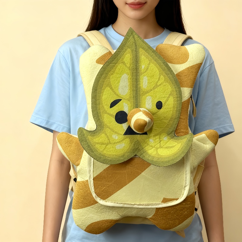 呀哈哈痛包五片叶子一个背包