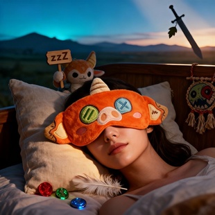 原创猪猪眼罩午休神器塞尔达周边立体眼罩遮光睡眠专用可爱男女款