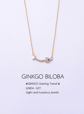 鱼骨骨头项链冷淡风学生礼物