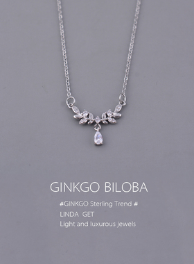 纯银项链小王子麦穗轻奢小众