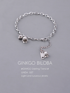 铃兰花银手链女款2023年新款S925银饰轻奢小众精致闺蜜手饰品礼物