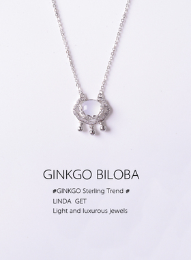 祥云长命锁项链如意锁925吊坠