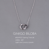 925纯银莫比乌斯项链女轻奢小众设计纯银锁骨链2024新款 刻字 爆款