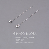 s925银小银锁耳线女显脸瘦气质简约耳环长款 高级感百搭流苏潮耳饰