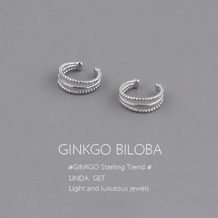925纯银耳夹INS风时尚个性无耳洞耳环耳骨饰品2026新款百搭气质潮