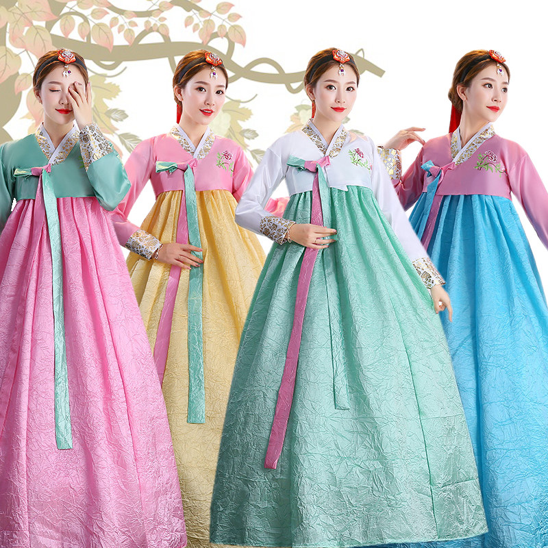 韩服韩国古装朝鲜改良风舞蹈服图片
