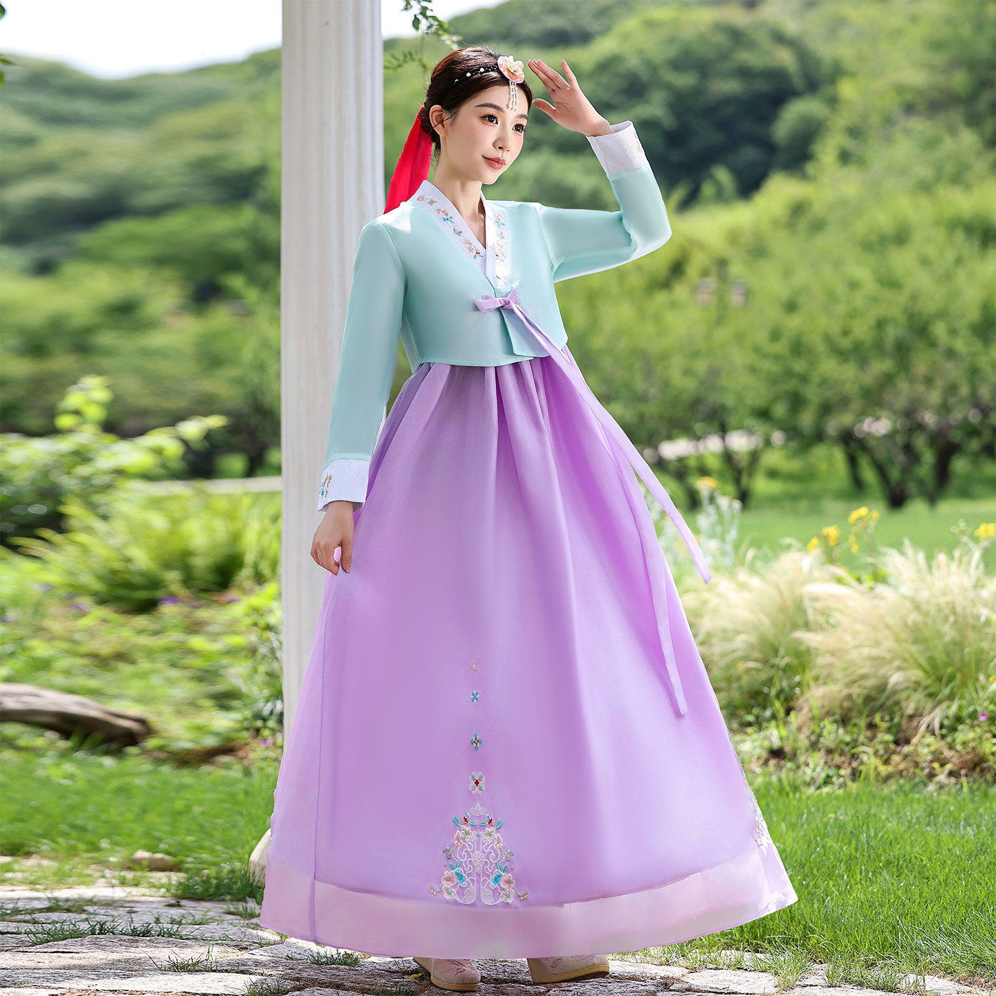 韩服女装古风新款网红同款服饰摄影延边民族风延吉写真大长今古装