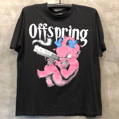 男女情侣个性小众卡通vintagetee