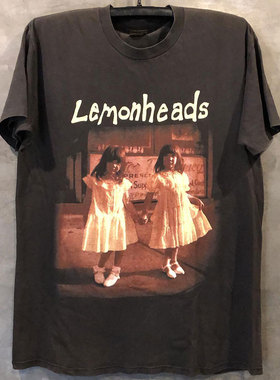 Lemonheads乐队趣味创意潮牌短袖美式vintage古着阿美咔叽男女T恤