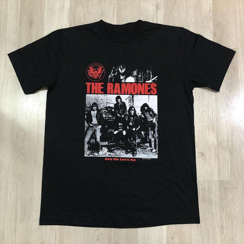 THE RAMONES雷蒙斯朋克摇滚乐队欧美oversize宽松复古短袖T恤男女