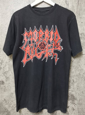 MORBID ANGEL病态天使乐队硬核摇滚T恤街头潮牌纯棉短袖男女同款