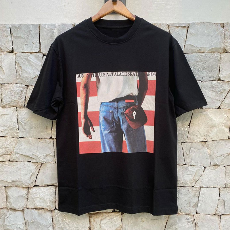 布鲁斯斯普林斯汀Bruce Springsteen男女街头慵懒风潮流短袖Tee恤