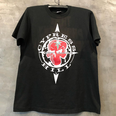 潮牌短袖T恤嘻哈街头黑怕