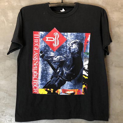 ins超火潮流宽松摇滚短袖T恤