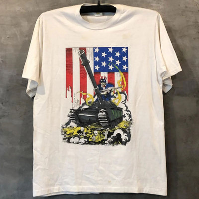 短袖美式古着男女款潮流短袖T恤