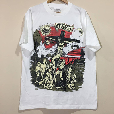 ozzy短袖摇滚黑色安息日乐队