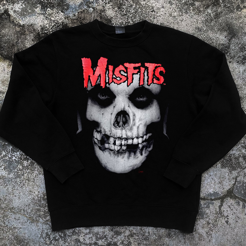 mISFITS朋克摇滚oversize卫衣