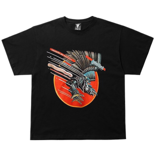 欧美高街Judas Priest犹大圣徒重金属摇滚乐队vintage复古短袖T恤