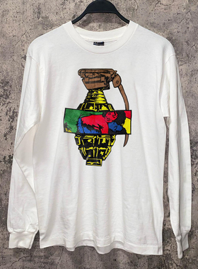 Sonic Youth乐队Sister专辑周边美式摇滚印花长袖情侣款宽松上衣