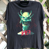 Slayer乐队激流金属摇滚chic嘻哈hiphop短袖 男女纯棉圆领质感T恤