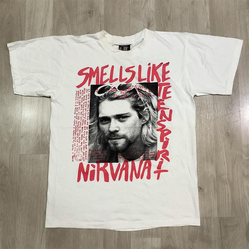 涅盘kurt科特柯本复古短袖T恤