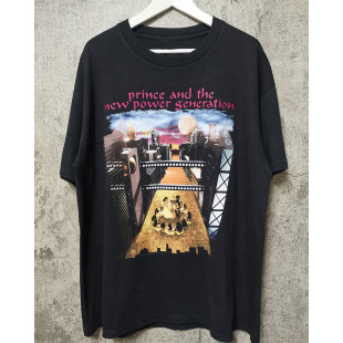 oldschool T恤男 街头感慵懒风落肩潮流星空模糊像素印花宽松短袖