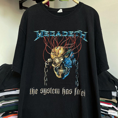 megadeth短袖奥斯熊嘻哈