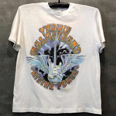 复古vintage潮流潮牌摇滚tee