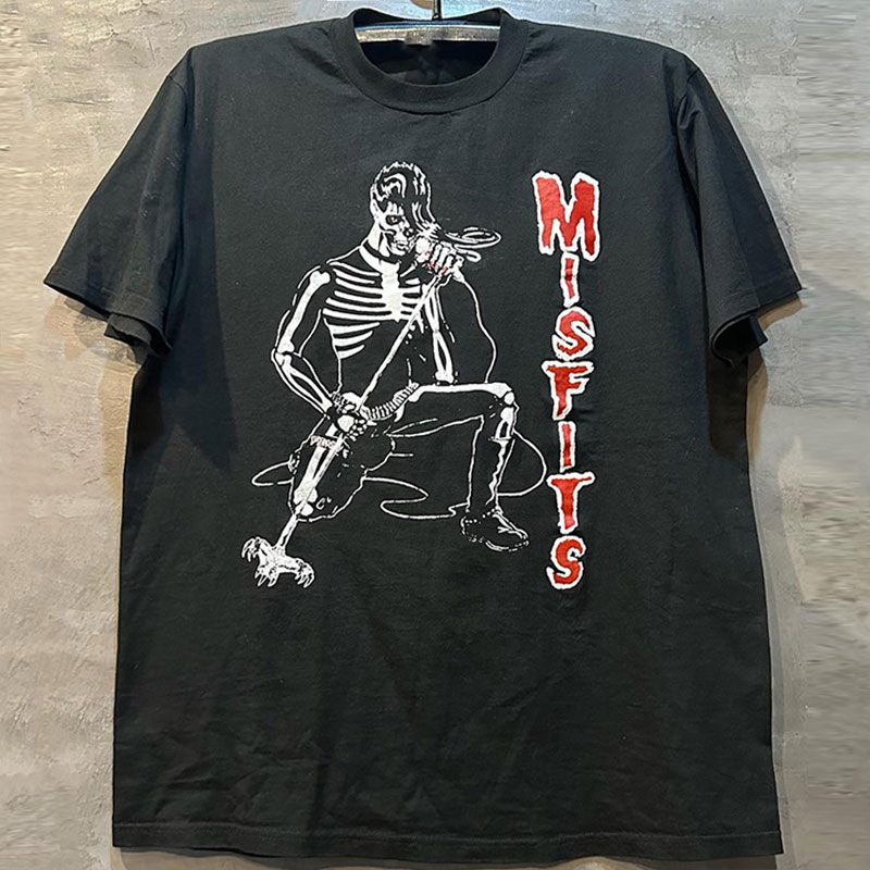 短袖高街摇滚男款vintageT恤