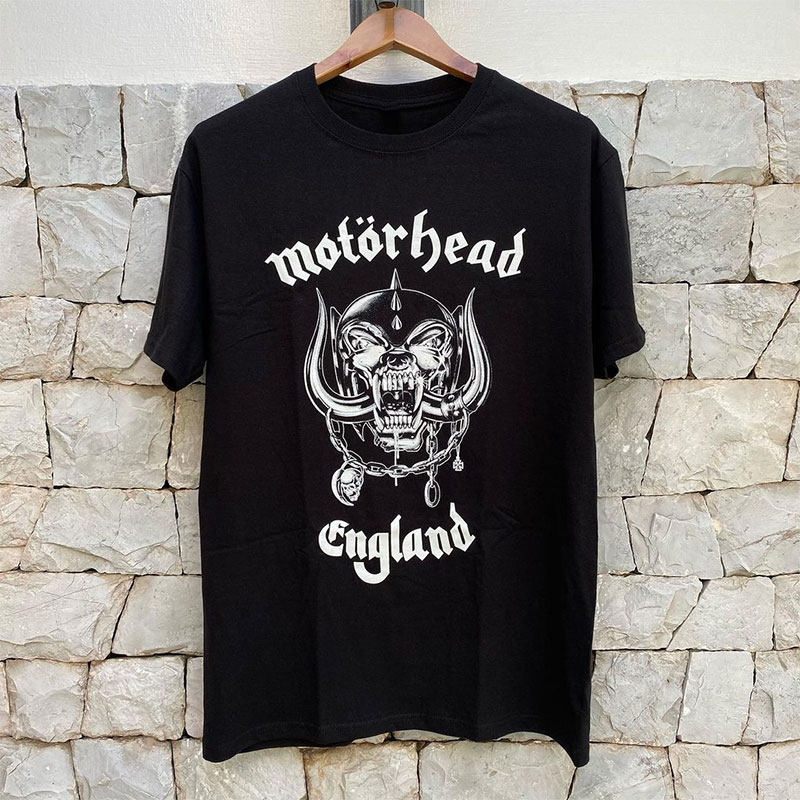 Motorhead England摩托车乐队周边hiphop炸街潮流短袖男女街头T恤