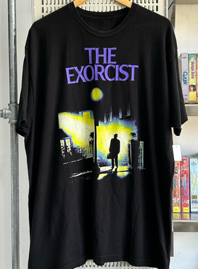 The Exorcist驱魔人经典电影周边高级感短袖T恤vintage古着半袖潮